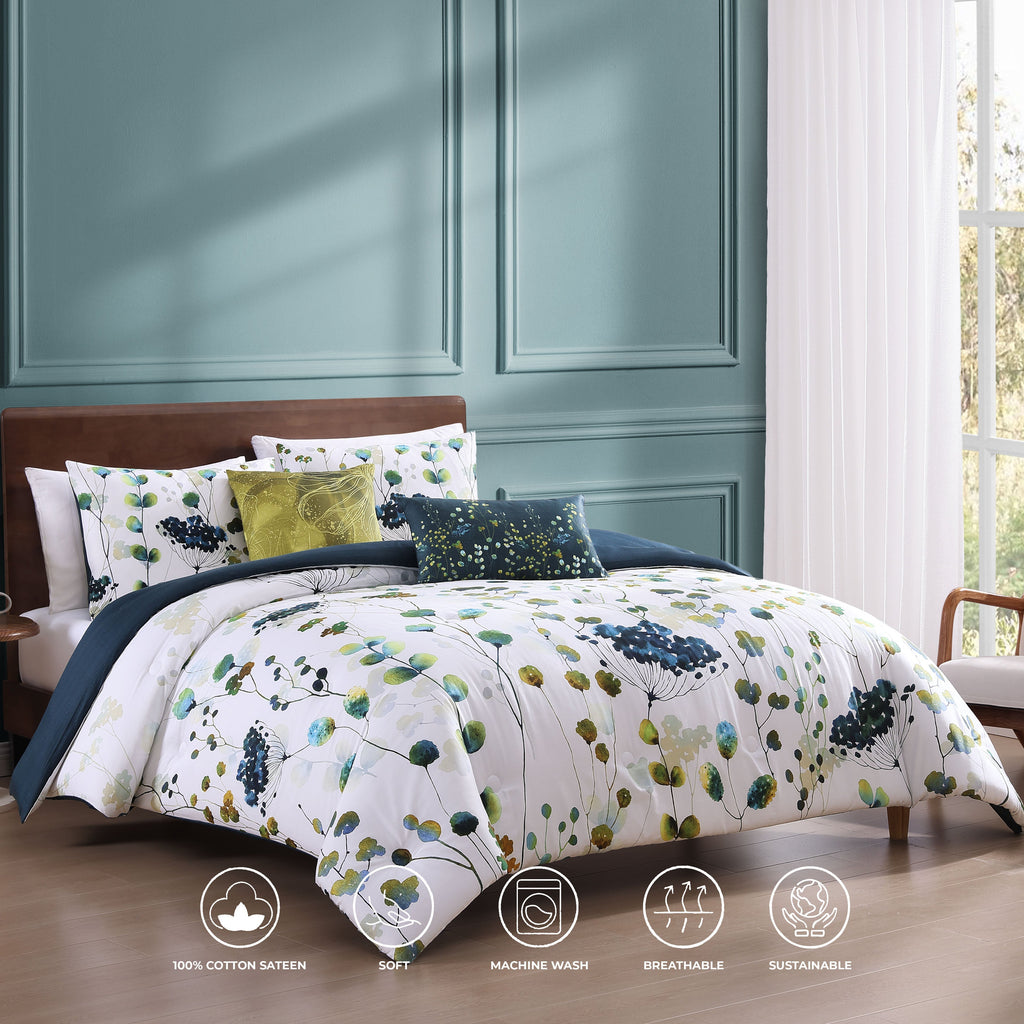 Bebejan Abstract Vines 5 Piece Reversible Comforter Set Comforter Sets By Bebejan®