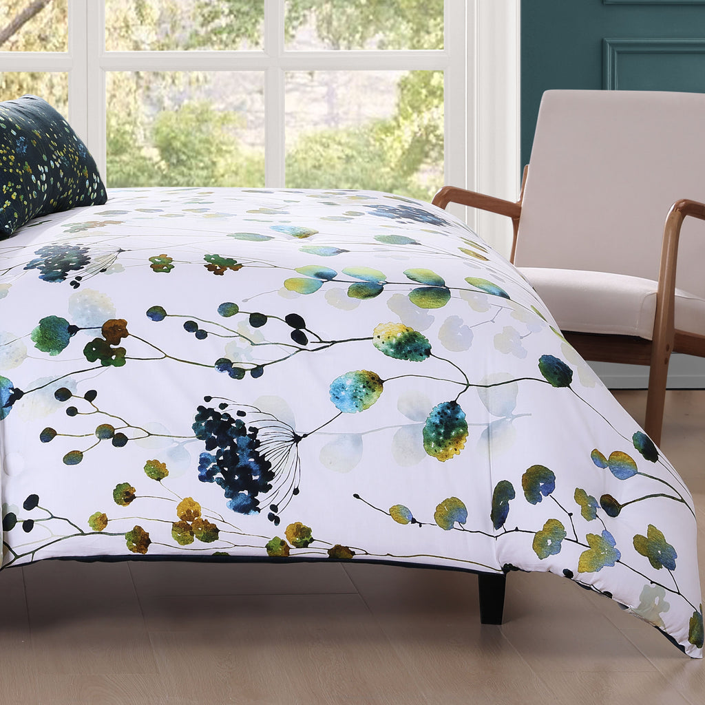 Latest Living Abstract Vines 5 Piece Reversible Comforter Set Comforter Sets By Latest Living