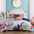 Latest Living Aqua Fiesta 5 Piece Reversible Comforter Set Comforter Sets By Latest Living