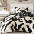 Latest Living Ebony and Ivory Reversible Comforter Set