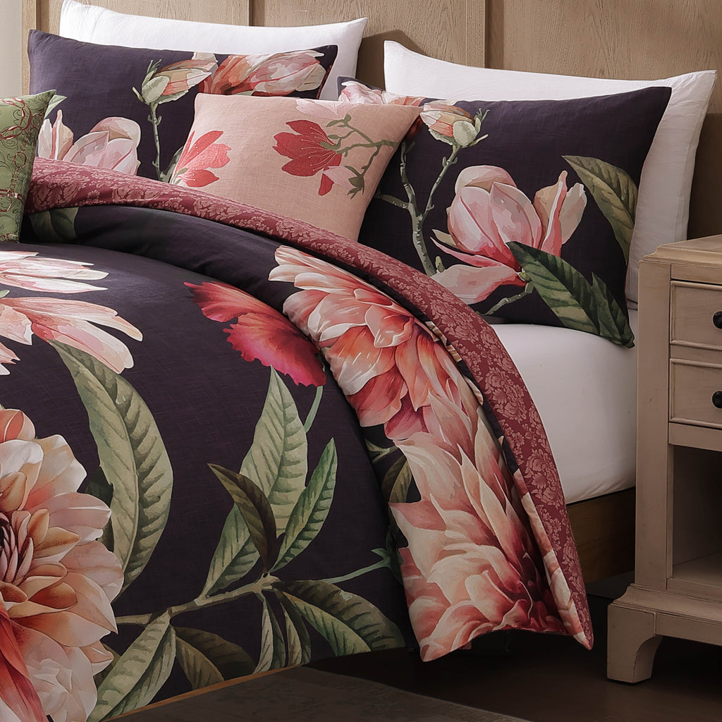 Bebejan Blush Serenade 5 Piece Reversible Comforter Set