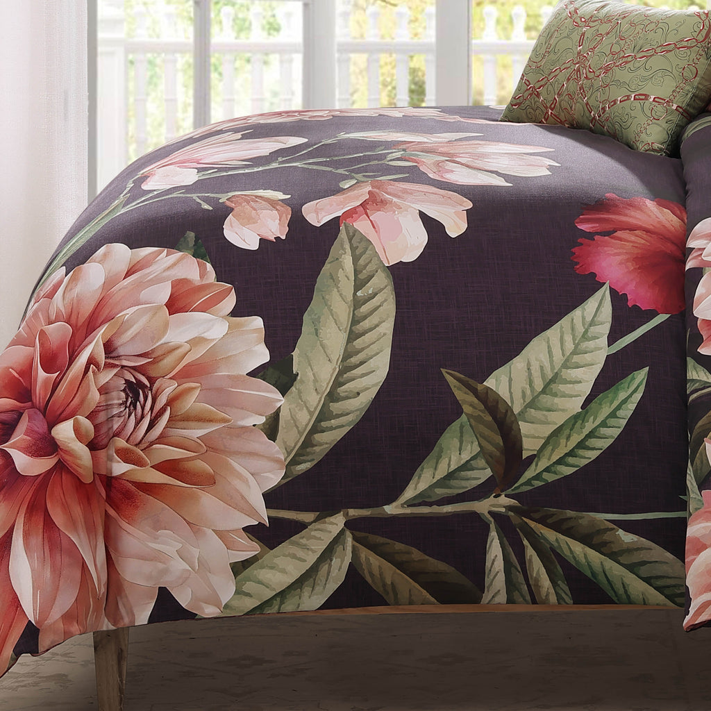 Bebejan Blush Serenade 5 Piece Reversible Comforter Set