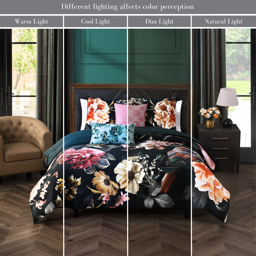 Bebejan Botanical Birds 5 Piece Reversible Comforter Set Comforter Sets By Bebejan®