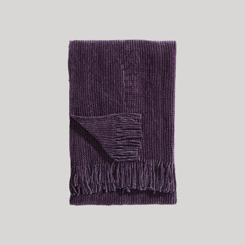 Latest Living Chenille Throw - Ivory Final Sale Throws By US Office - Latest Bedding