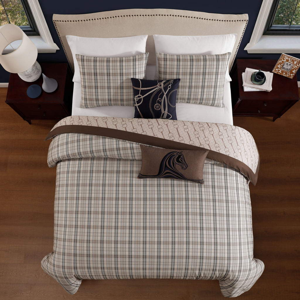 Latest Living Equestrian 5 Piece Reversible Comforter Set