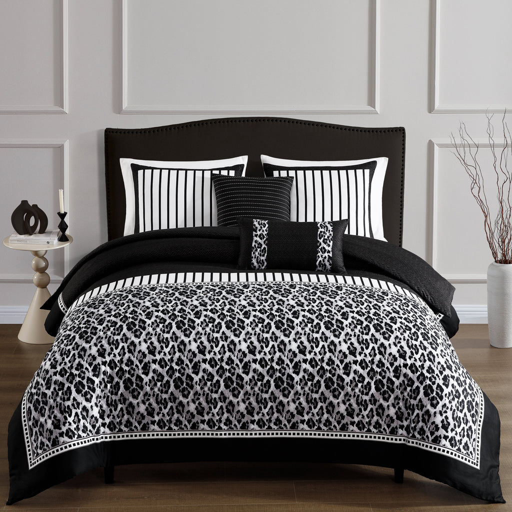 Latest Living Jaguar 5 Piece Reversible Comforter Set