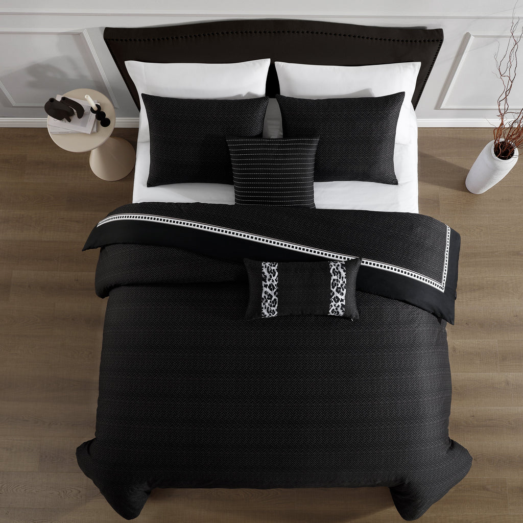 Latest Living Jaguar 5 Piece Reversible Comforter Set
