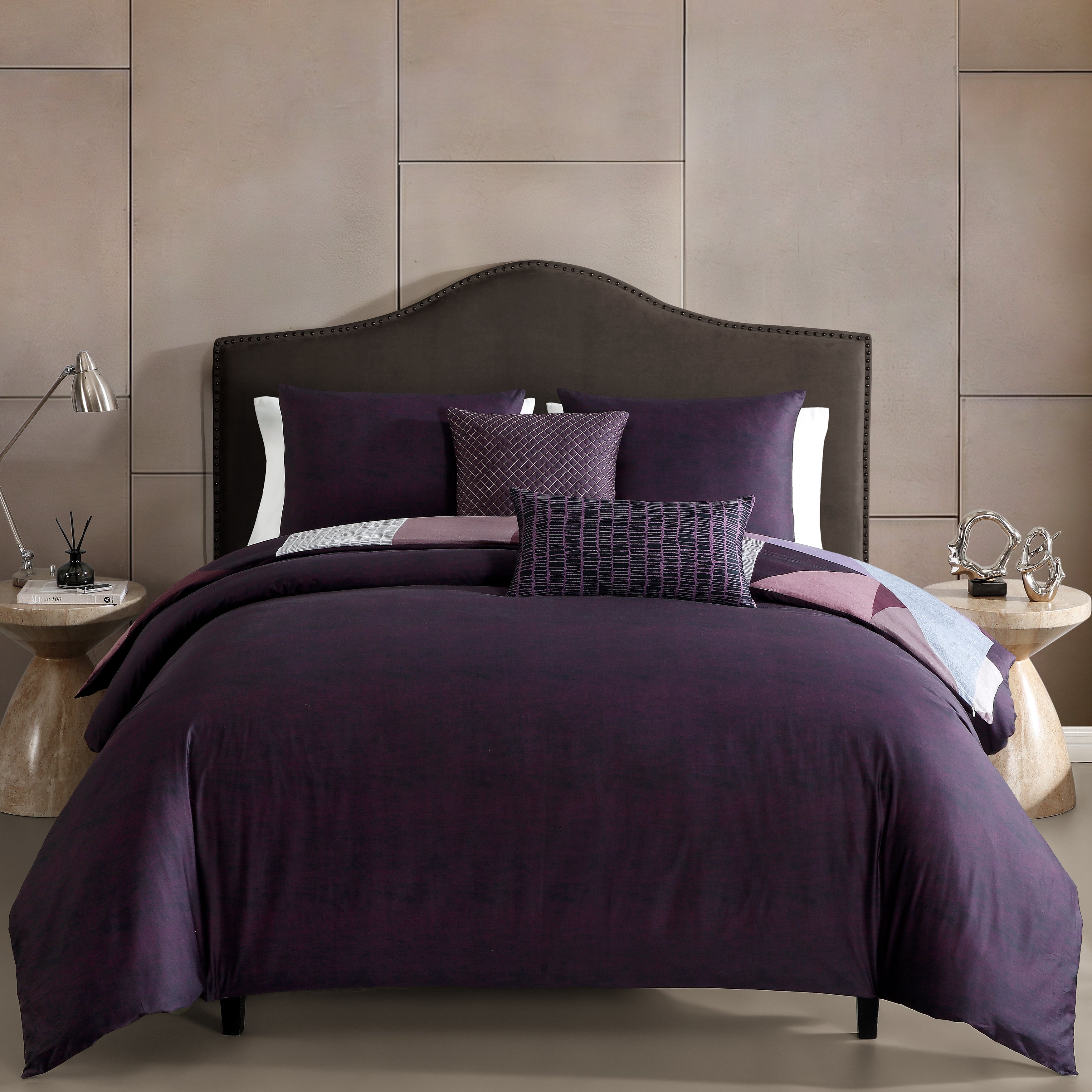 Latest Living Orchid Matrix 5 Piece Reversible Comforter Set