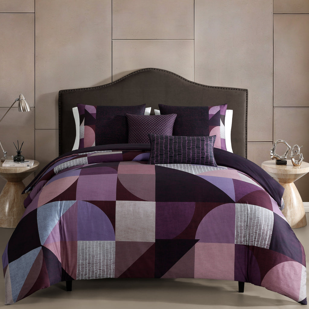 Latest Living Orchid Matrix 5 Piece Reversible Comforter Set