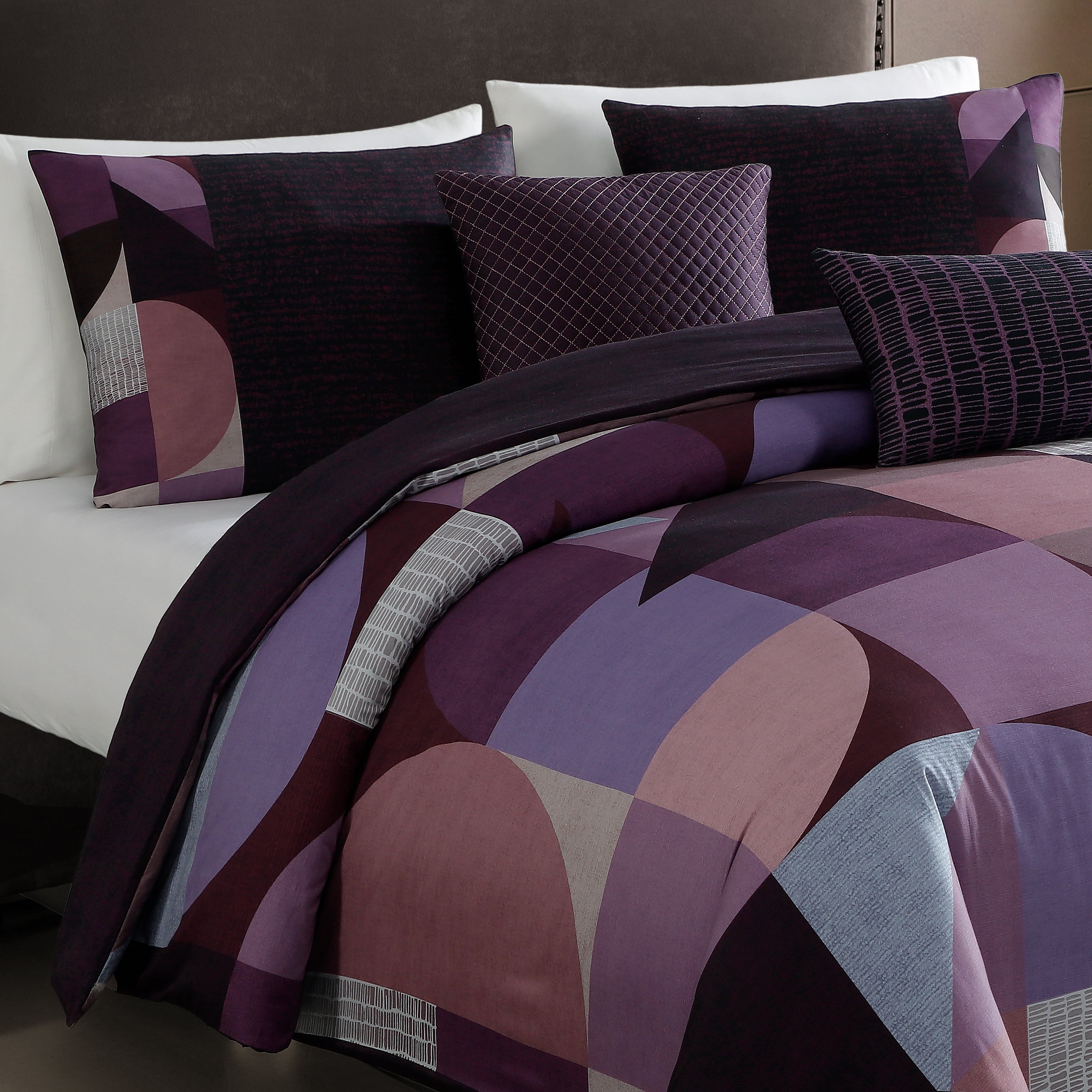 Latest Living Orchid Matrix 5 Piece Reversible Comforter Set