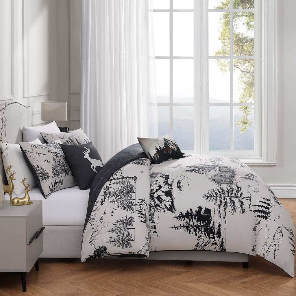 Bebejan Rocky Mountains 5 Piece Reversible Comforter Set