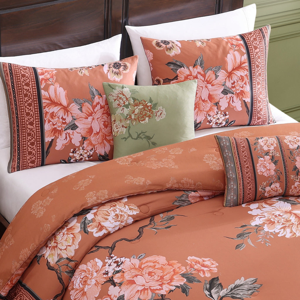 Latest Living Rossana 5 Piece Reversible Comforter Set Comforter Sets By Latest Living