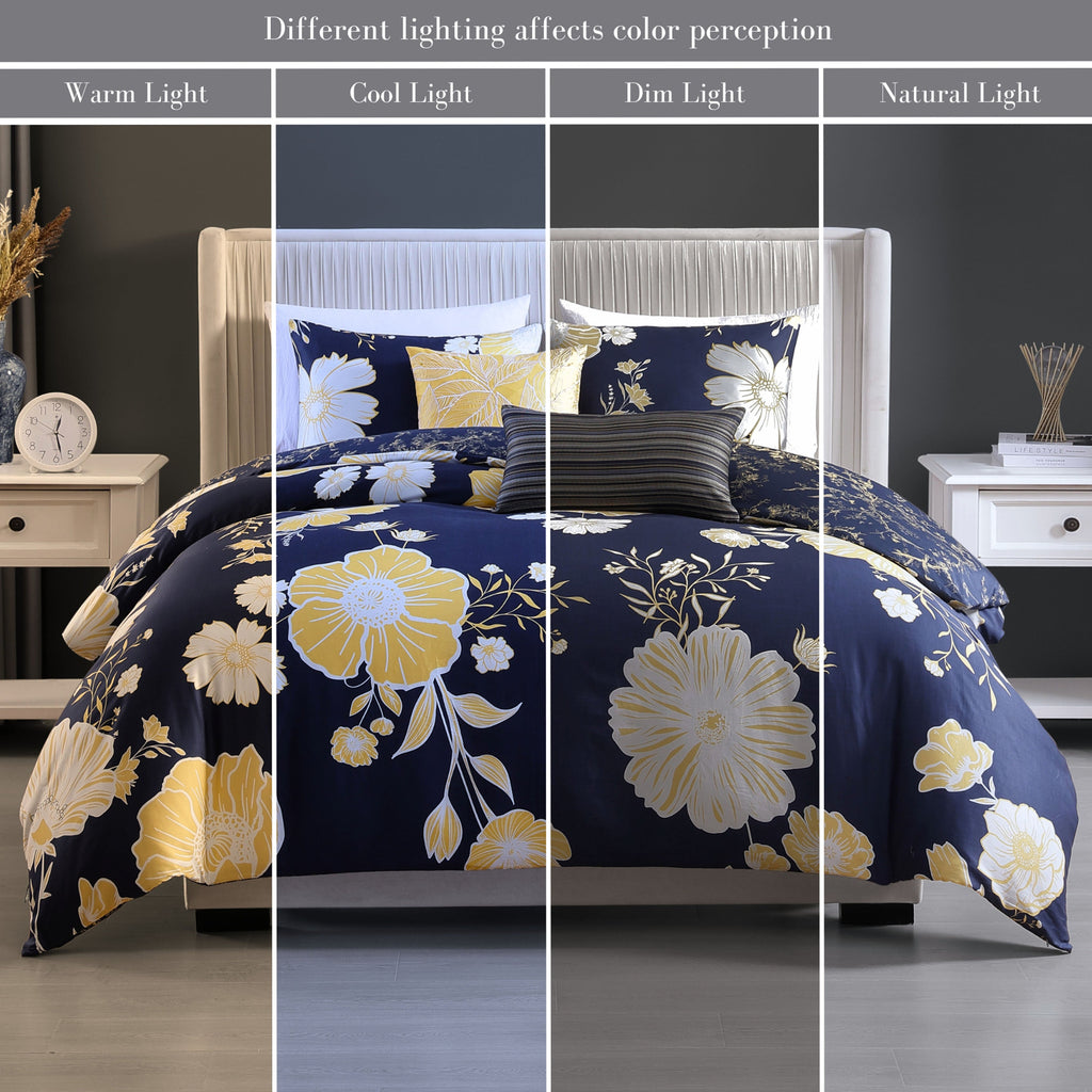 Latest Living Sunglow 5 Piece Reversible Comforter Set