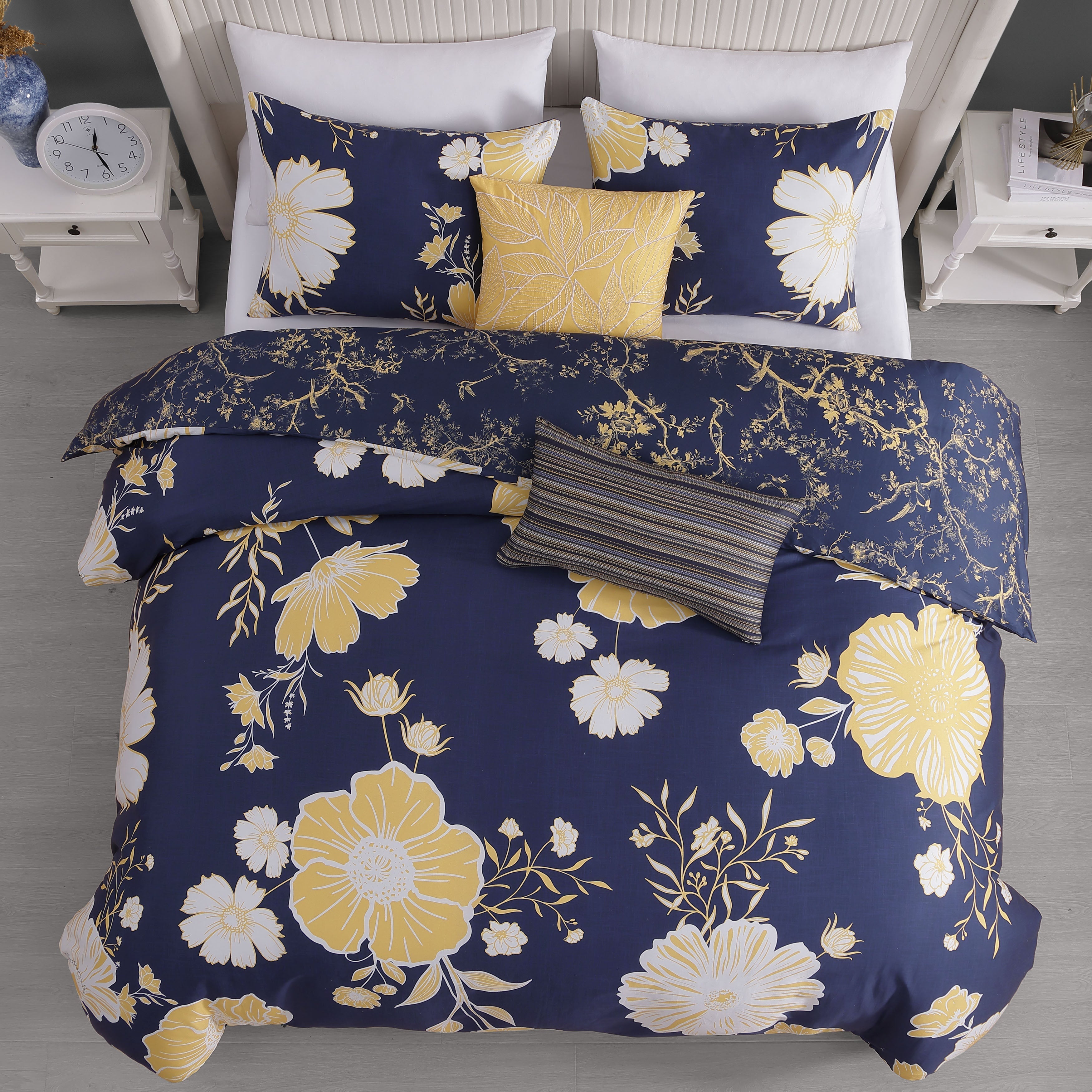 Latest Living Sunglow 5 Piece Reversible Comforter Set