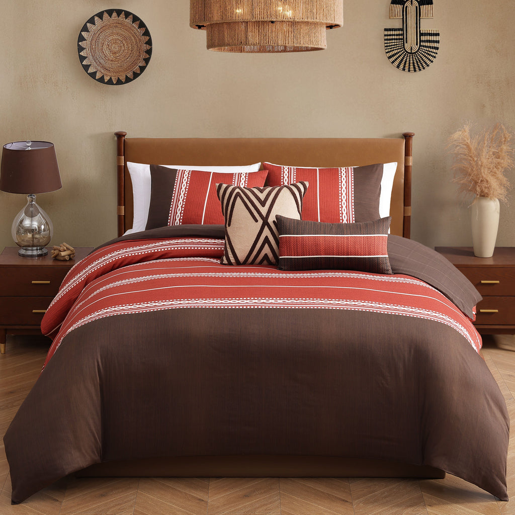 Latest Living Terra Spice 5 Piece Reversible Comforter Set