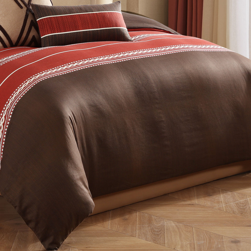 Latest Living Terra Spice 5 Piece Reversible Comforter Set