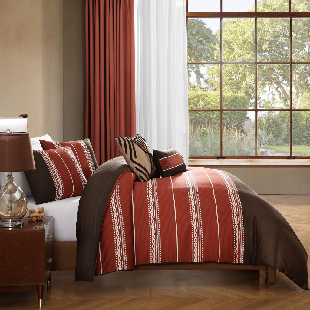 Latest Living Terra Spice 5 Piece Reversible Comforter Set