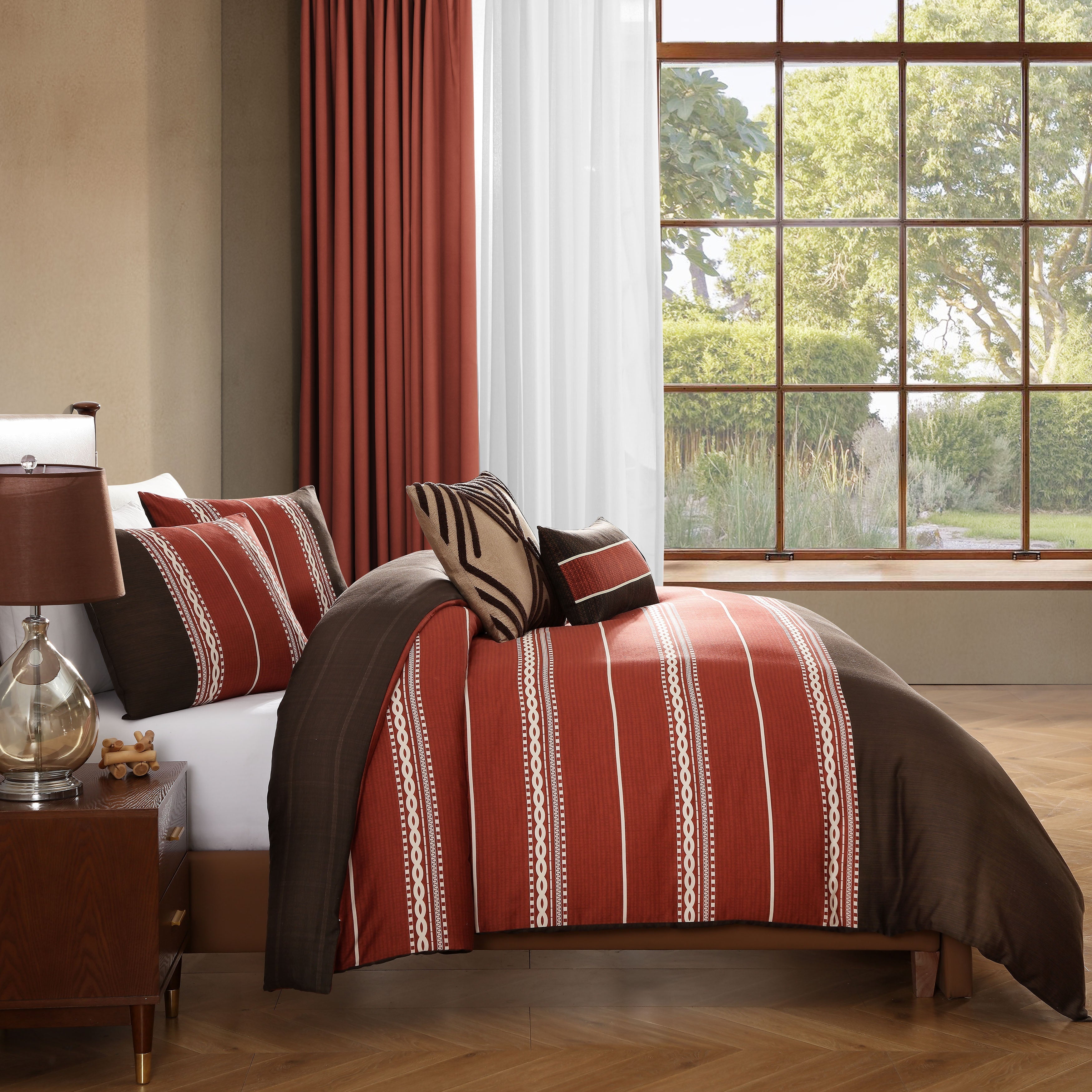 Latest Living Terra Spice 5 Piece Reversible Comforter Set