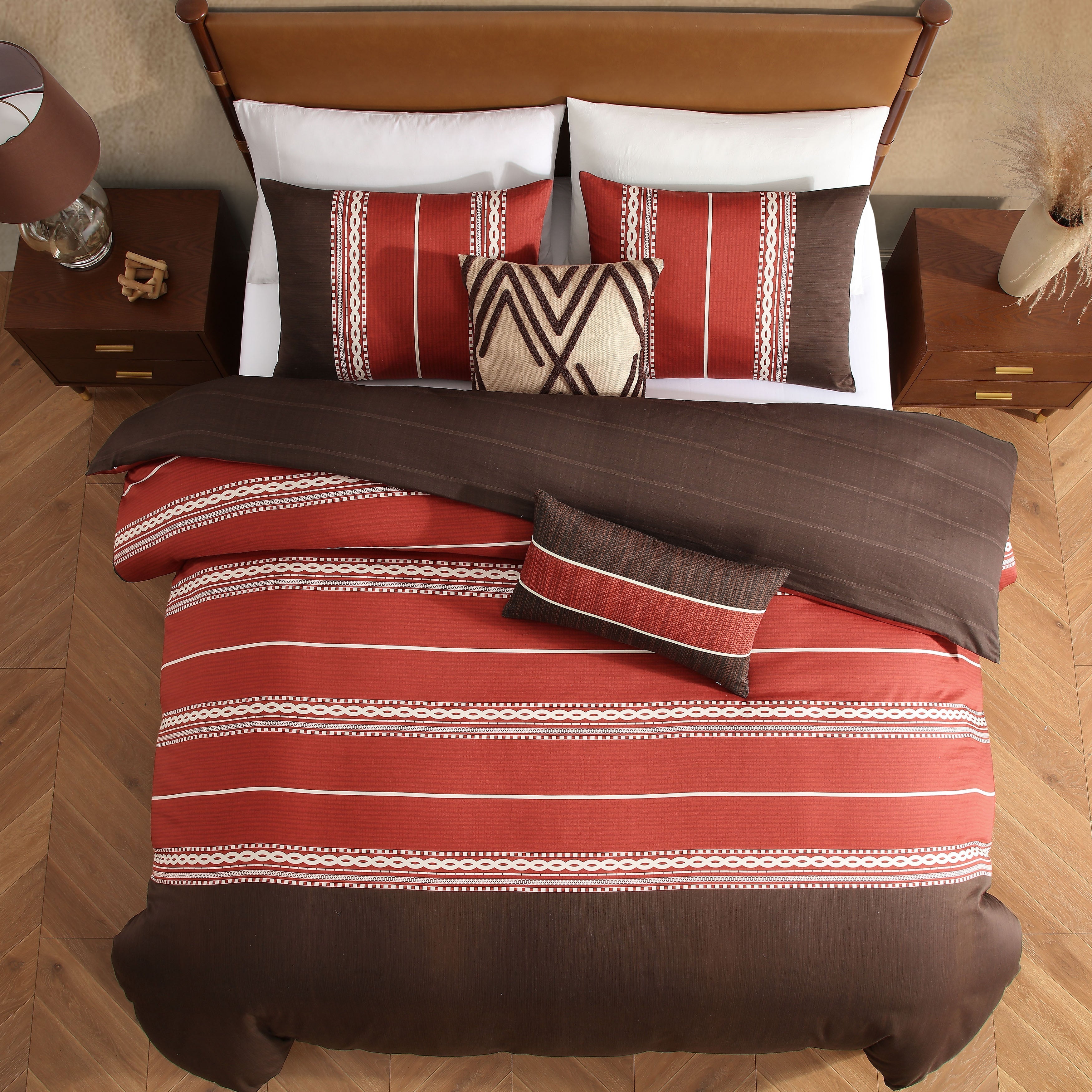 Latest Living Terra Spice 5 Piece Reversible Comforter Set