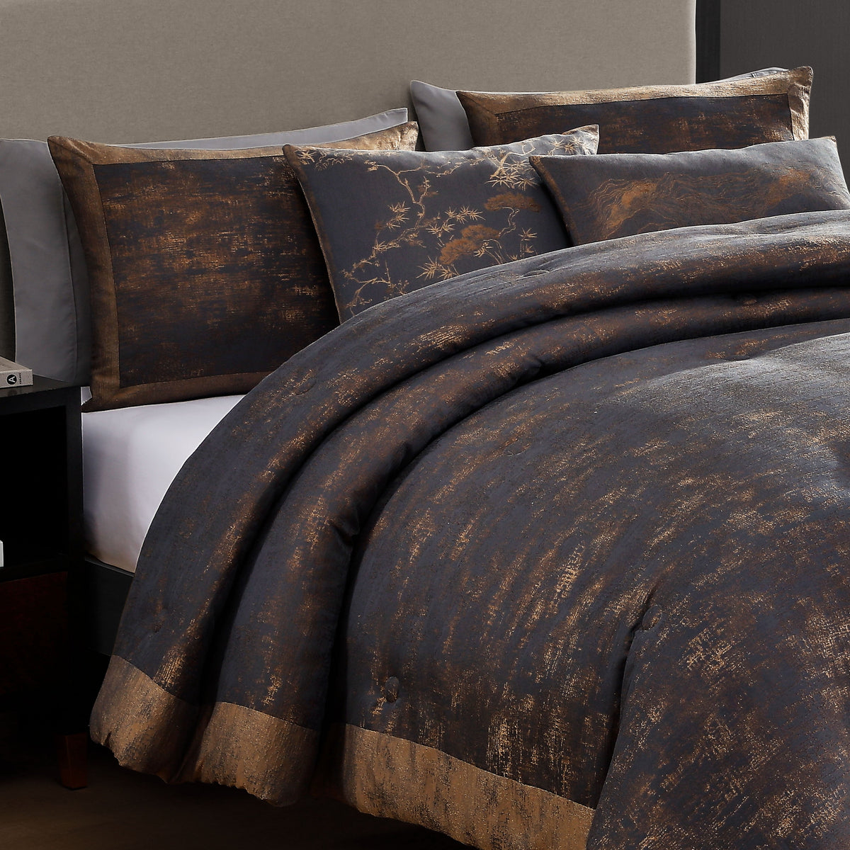 Latest Living Texture Jacquard 5 Piece Comforter Set