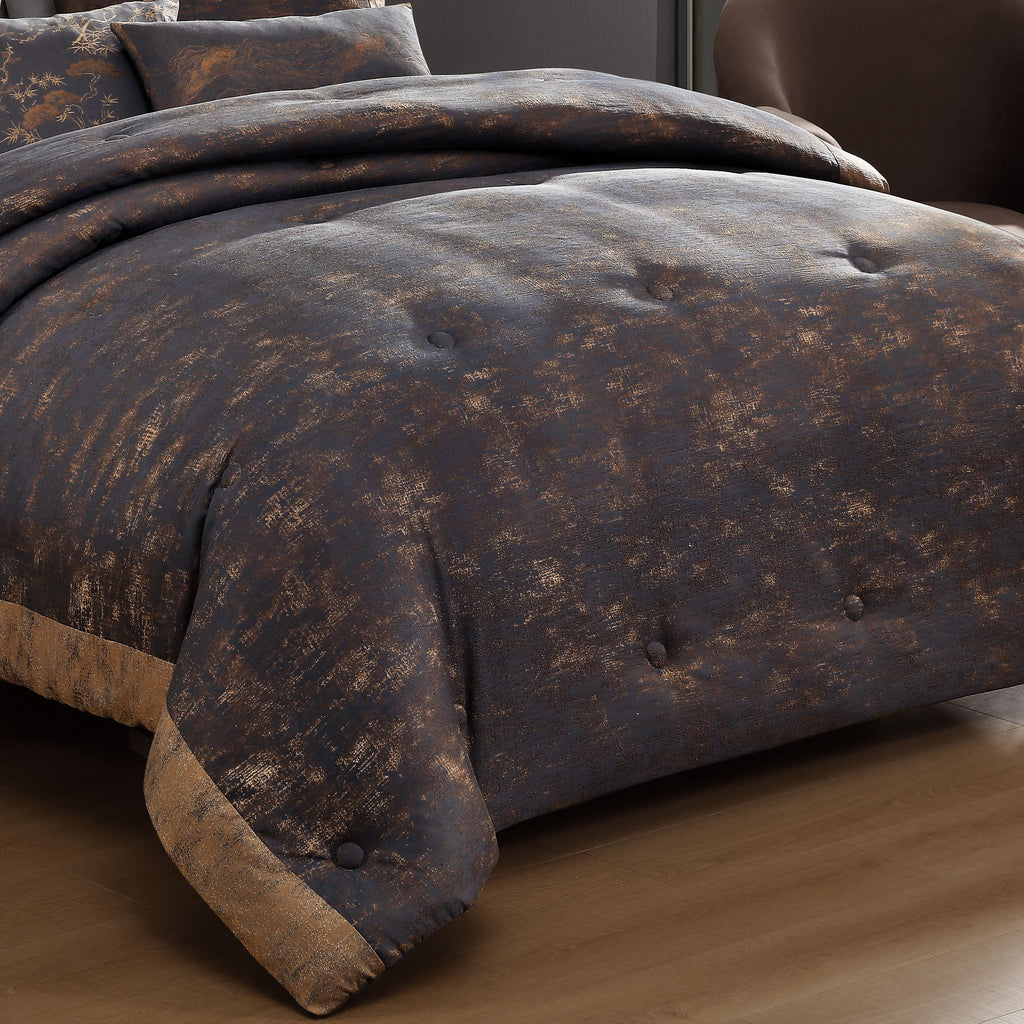 Latest Living Texture Jacquard 5 Piece Comforter Set