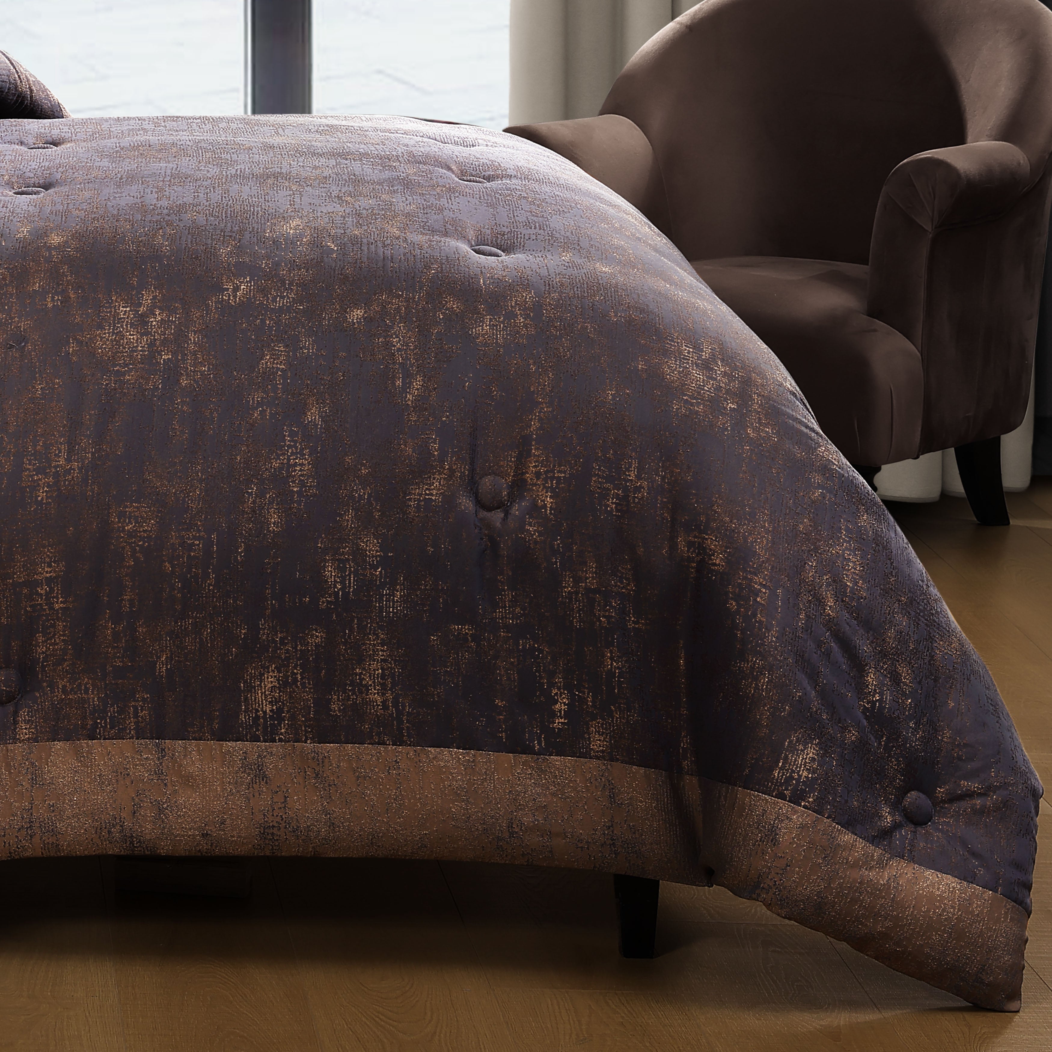 Latest Living Texture Jacquard 5 Piece Comforter Set