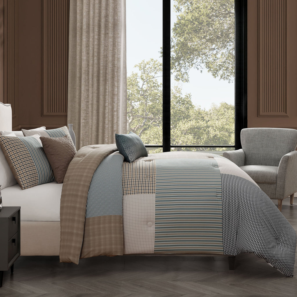 Bebejan Tranquil Patch 5 Piece Reversible Comforter Set