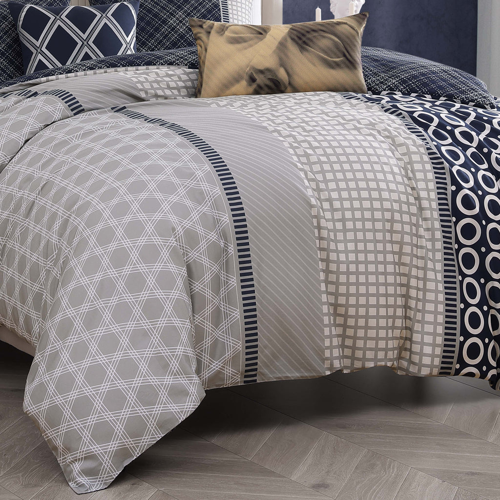Latest Living Vertigeo 5 Piece Reversible Comforter Set