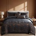 Latest Living Bamboo Tree 5 Piece Comforter Set