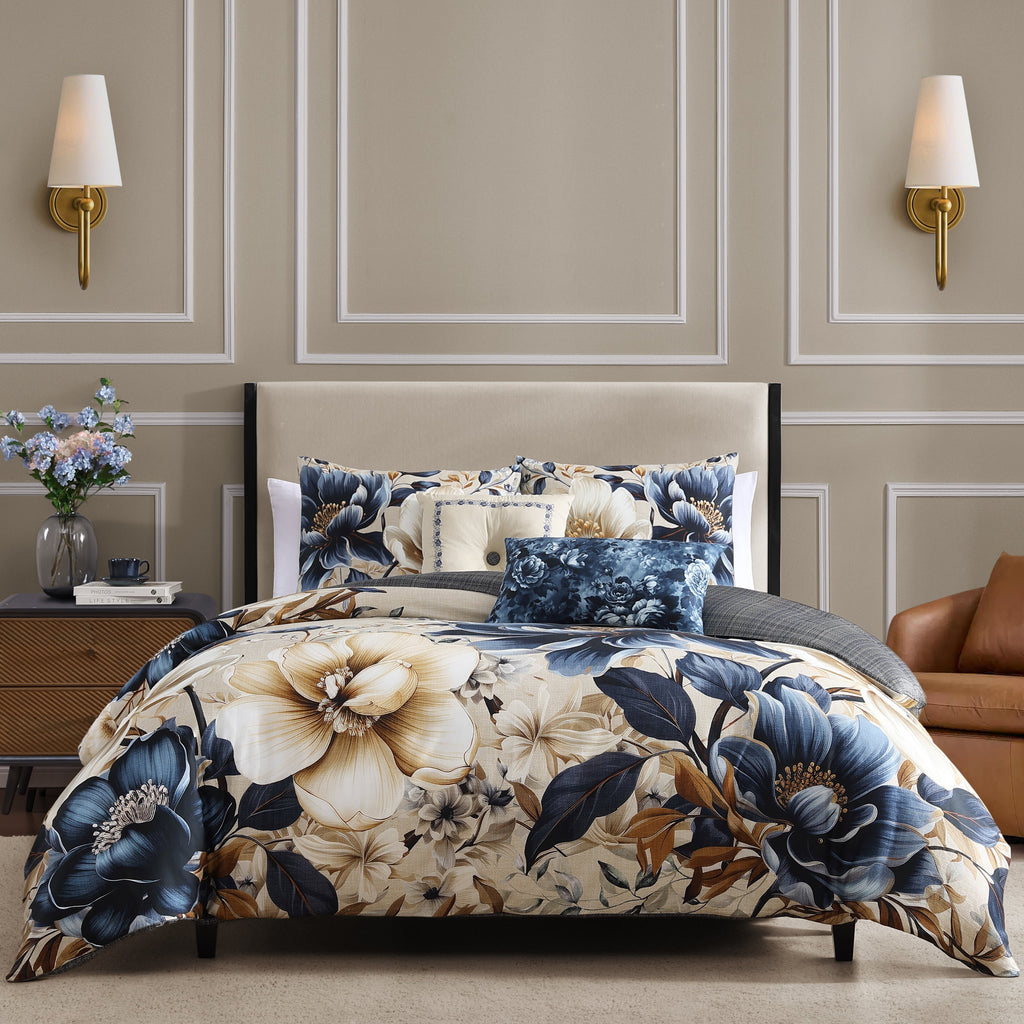 Latest Living English Manor 5 Piece Reversible Comforter Set Comforter Sets By Latest Living
