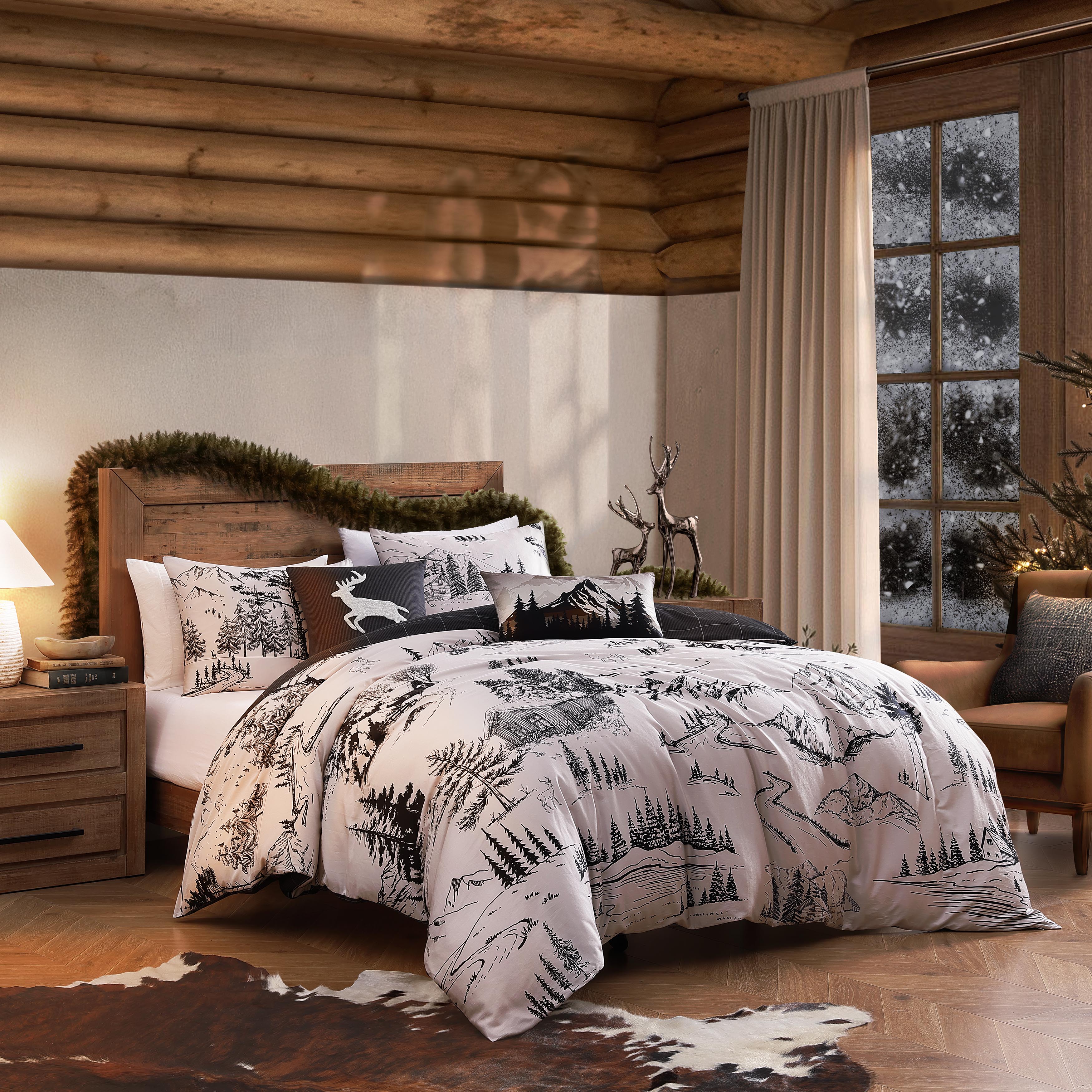 Bebejan Rocky Mountains 5 Piece Reversible Comforter Set