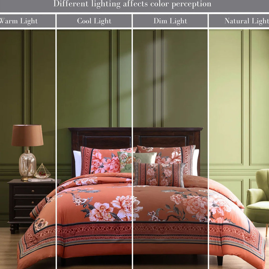 Latest Living Rossana 5 Piece Reversible Comforter Set Comforter Sets By Latest Living