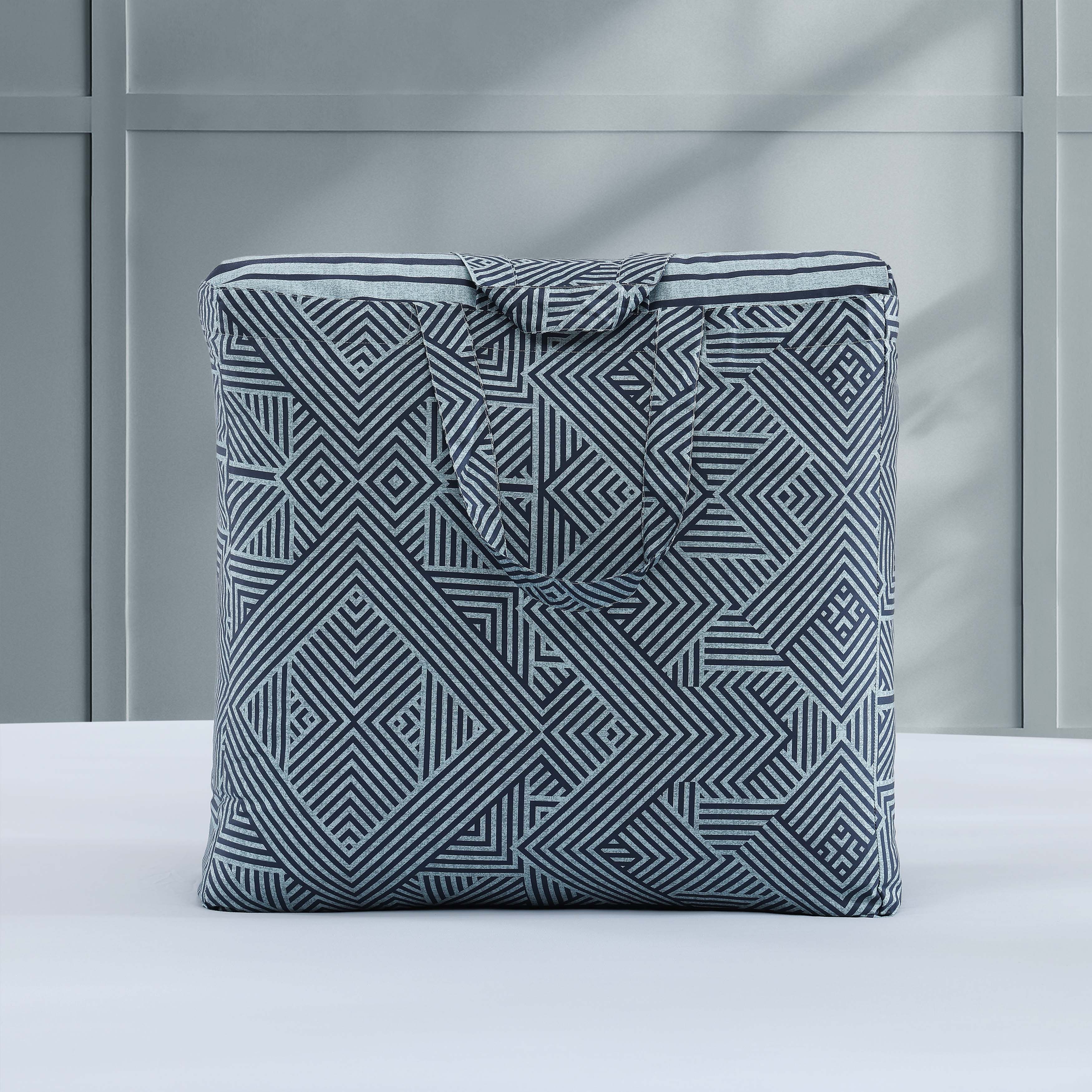 Bebejan Blue Geo Lines 5 Piece Reversible Comforter Set Comforter Sets By Bebejan®