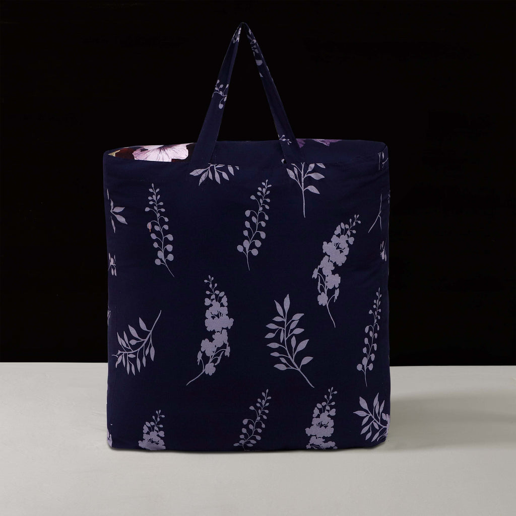 Bebejan Deep Purple Garden 5 Piece Reversible Comforter Set Comforter Sets By Bebejan®