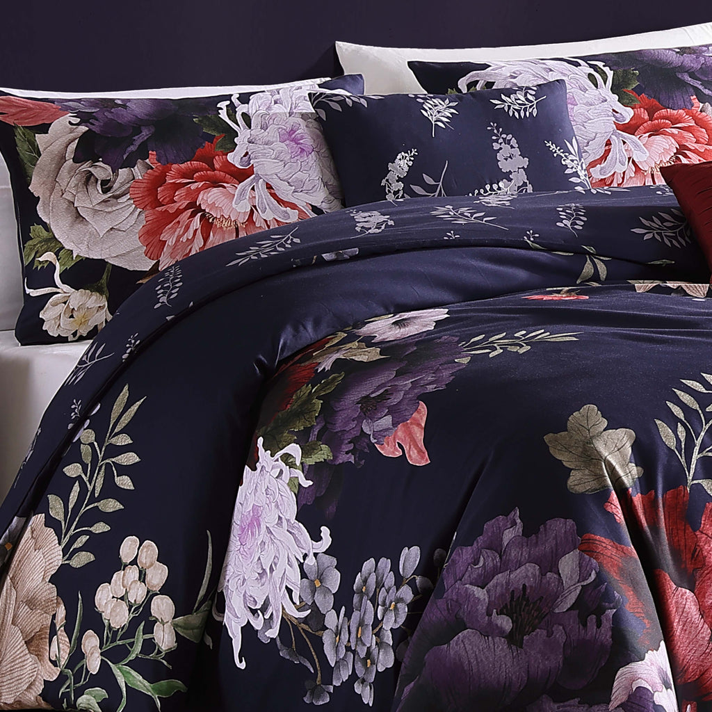 Bebejan Deep Purple Garden 5 Piece Reversible Comforter Set Comforter Sets By Bebejan®