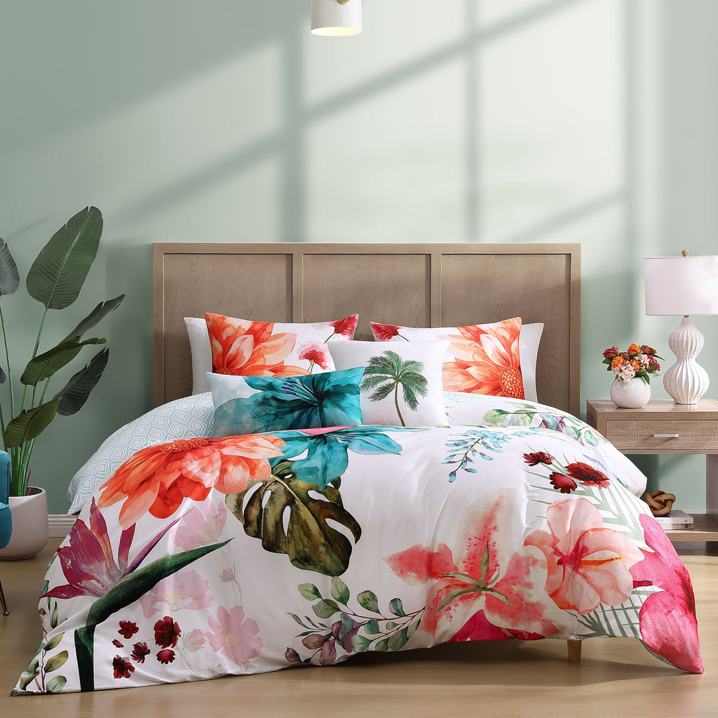 Latest Living Eden's Embrace 5 Piece Reversible Comforter Set