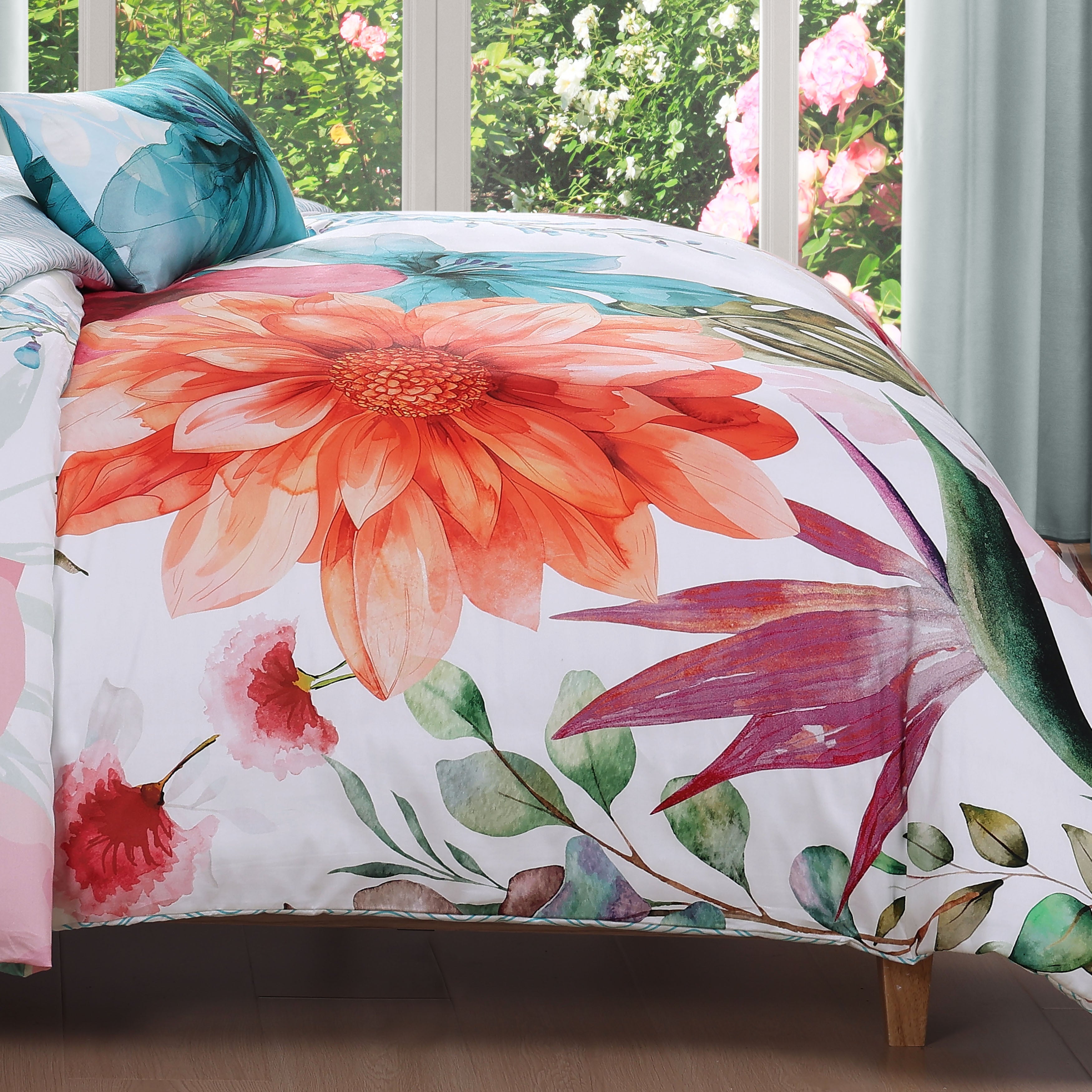 Latest Living Eden's Embrace 5 Piece Reversible Comforter Set