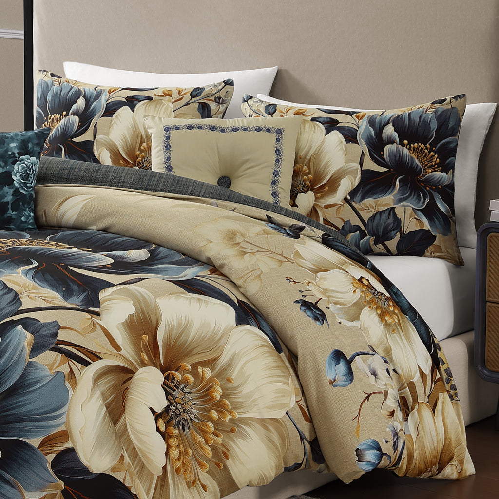 Latest Living English Manor 5 Piece Reversible Comforter Set