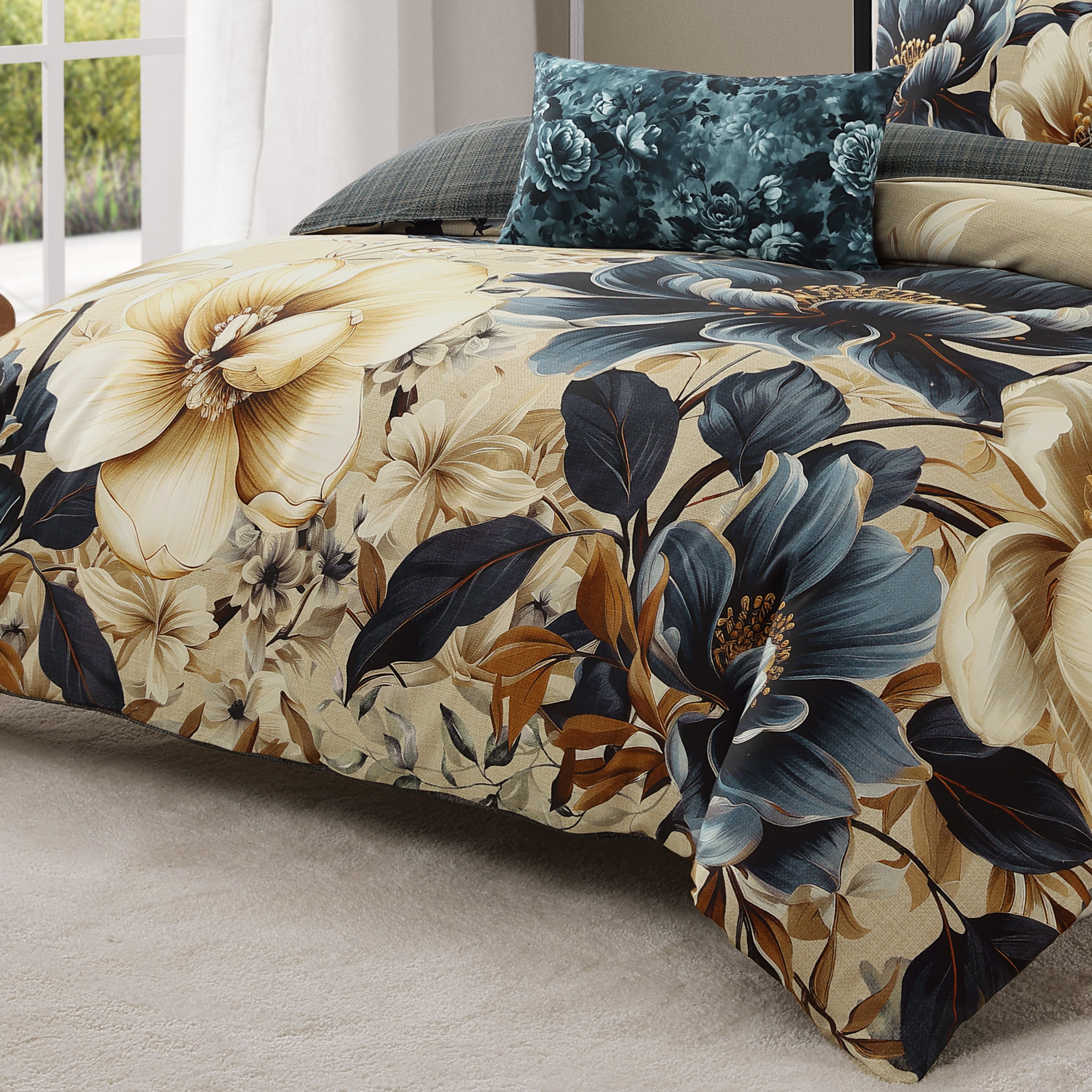 Latest Living English Manor 5 Piece Reversible Comforter Set
