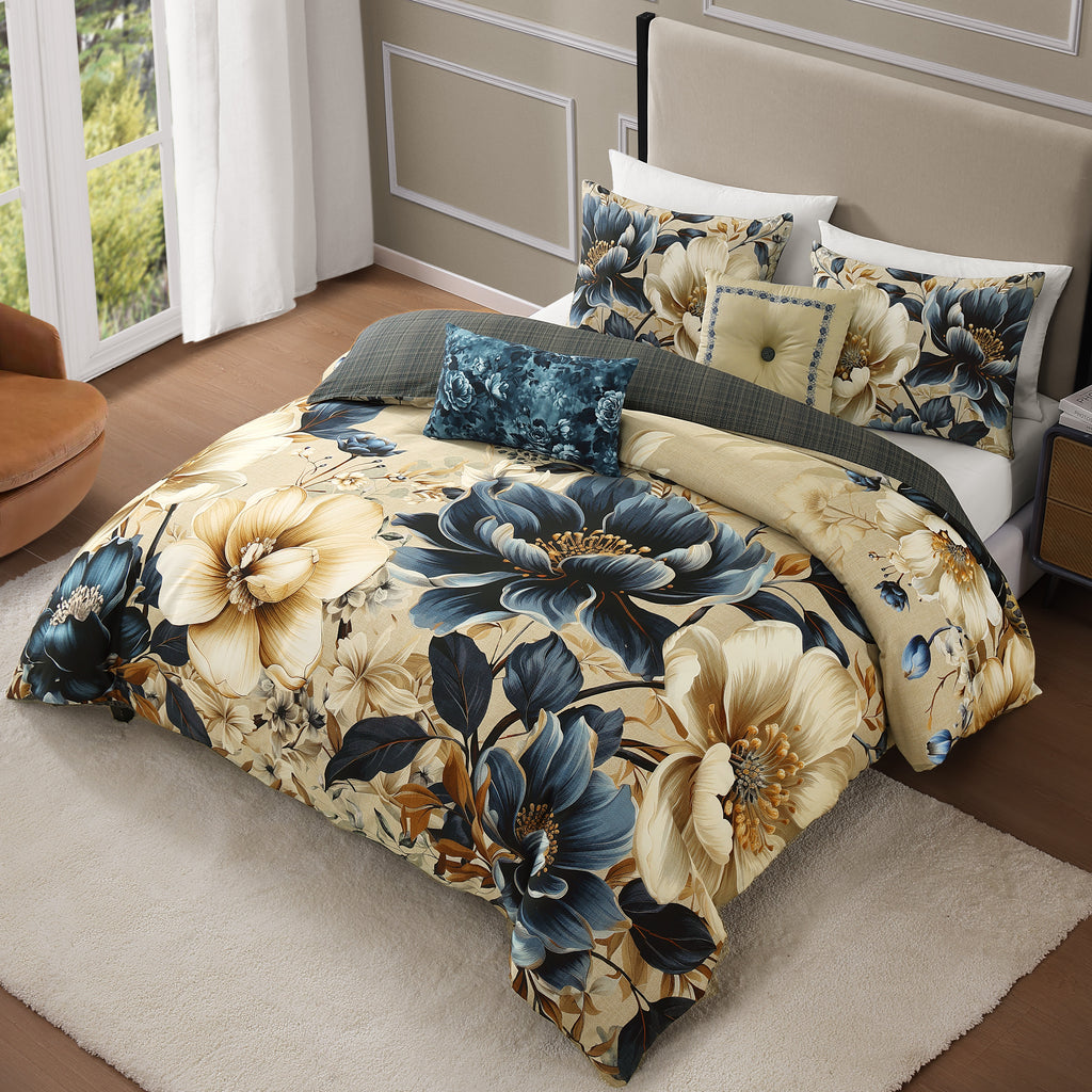 Latest Living English Manor 5 Piece Reversible Comforter Set