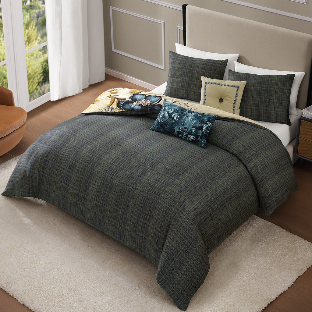 Latest Living English Manor 5 Piece Reversible Comforter Set