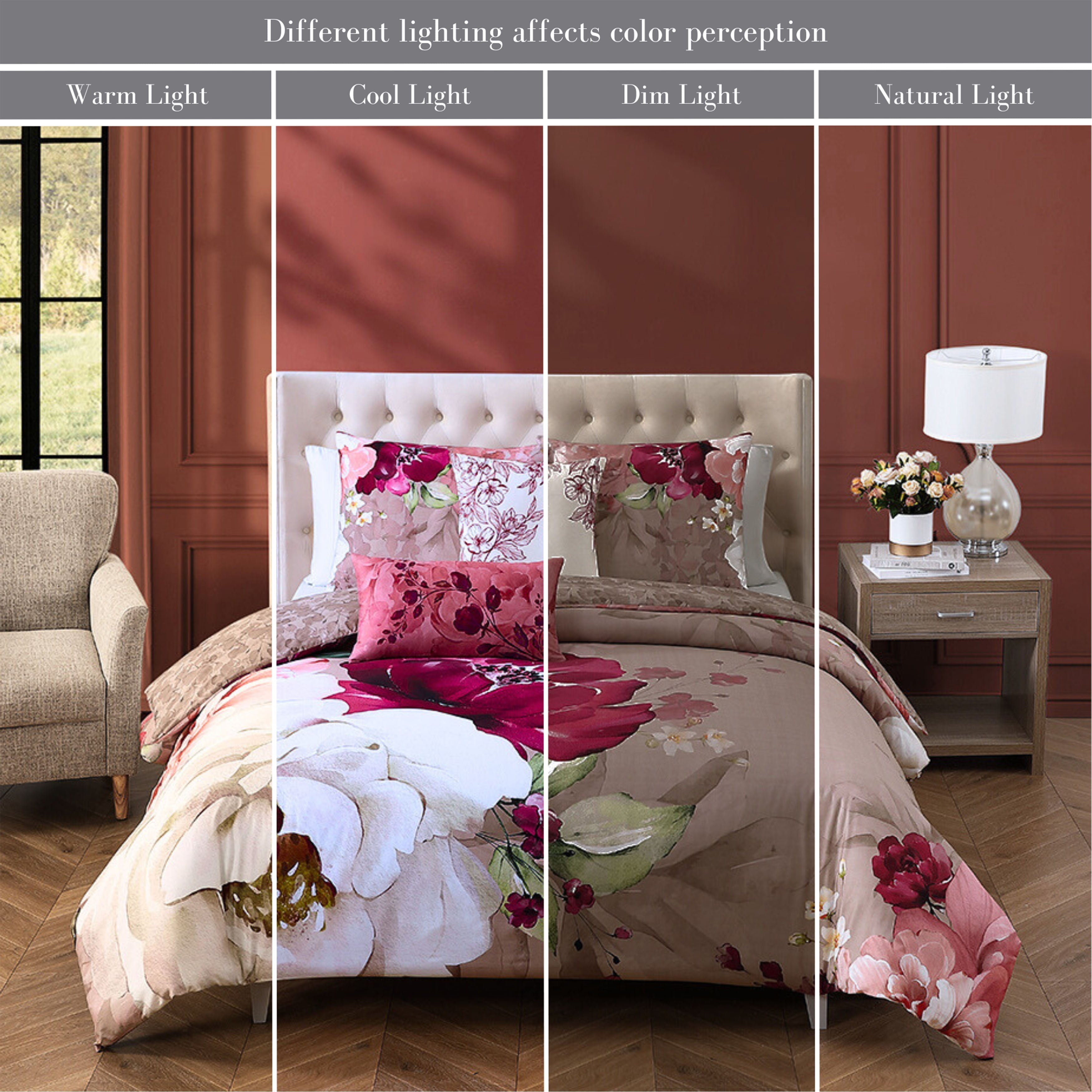 Latest Living Florence 5 Piece Reversible Comforter Set Comforter Sets By Latest Living