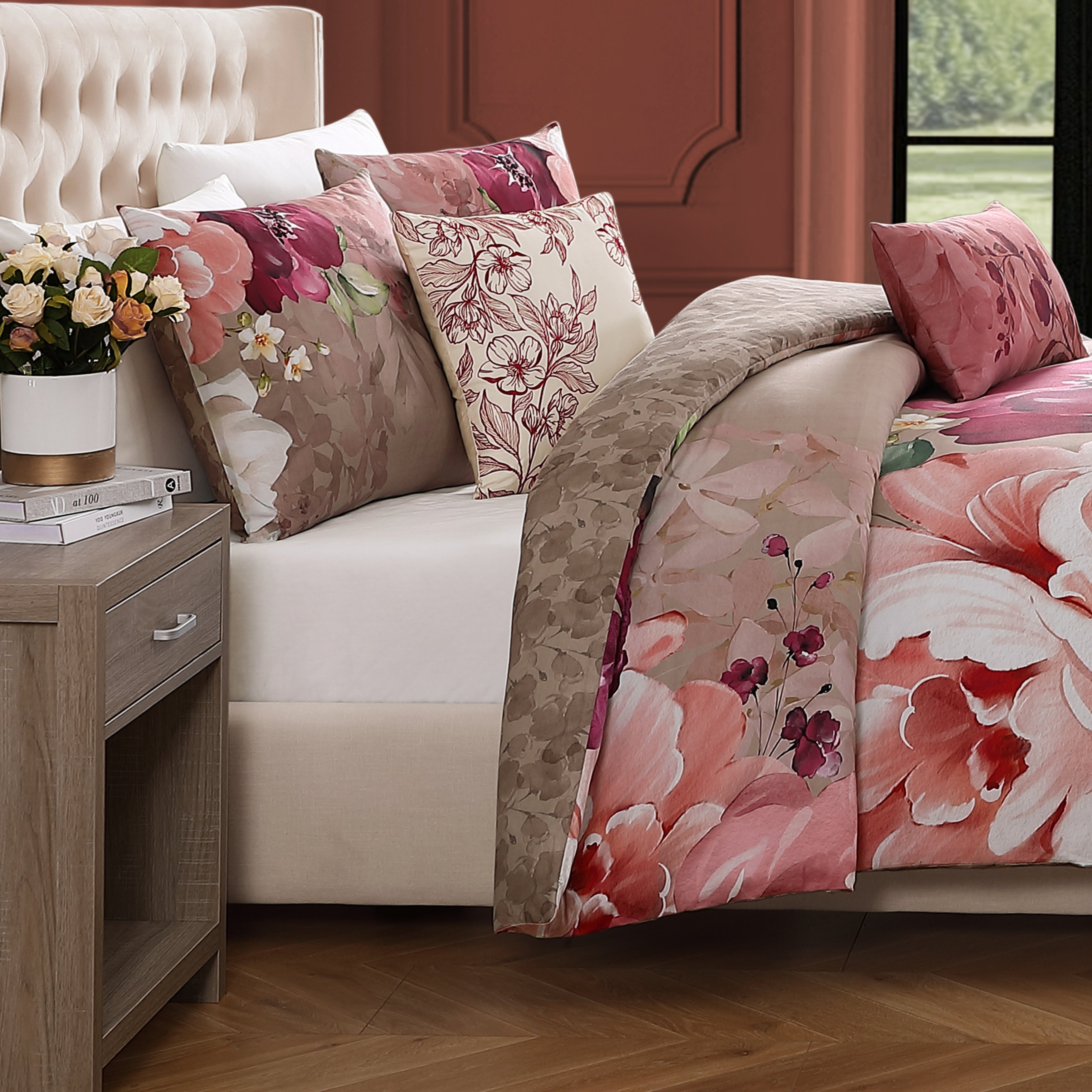 Latest Living Florence 5 Piece Reversible Comforter Set Comforter Sets By Latest Living