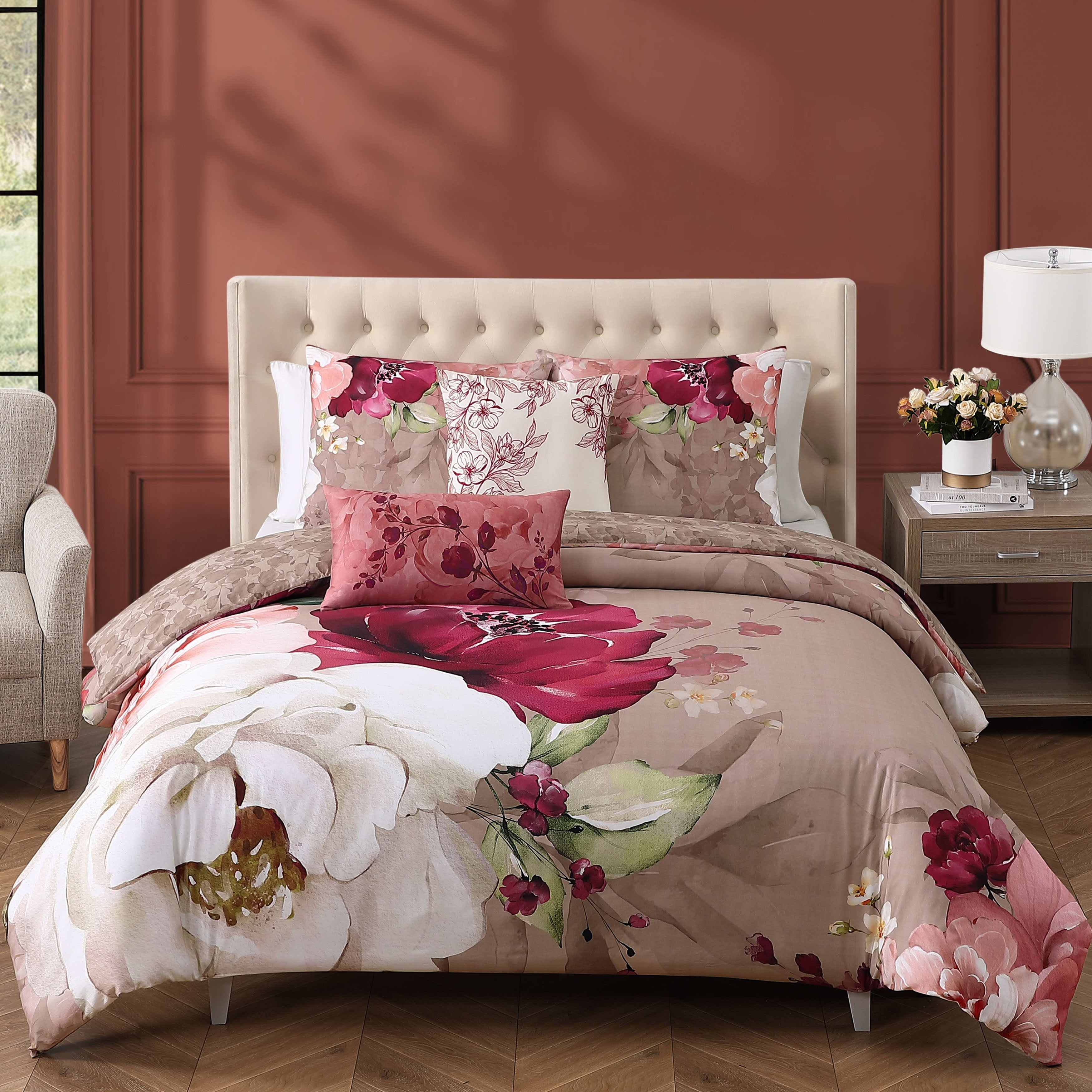Latest Living Florence 5 Piece Reversible Comforter Set Comforter Sets By Latest Living
