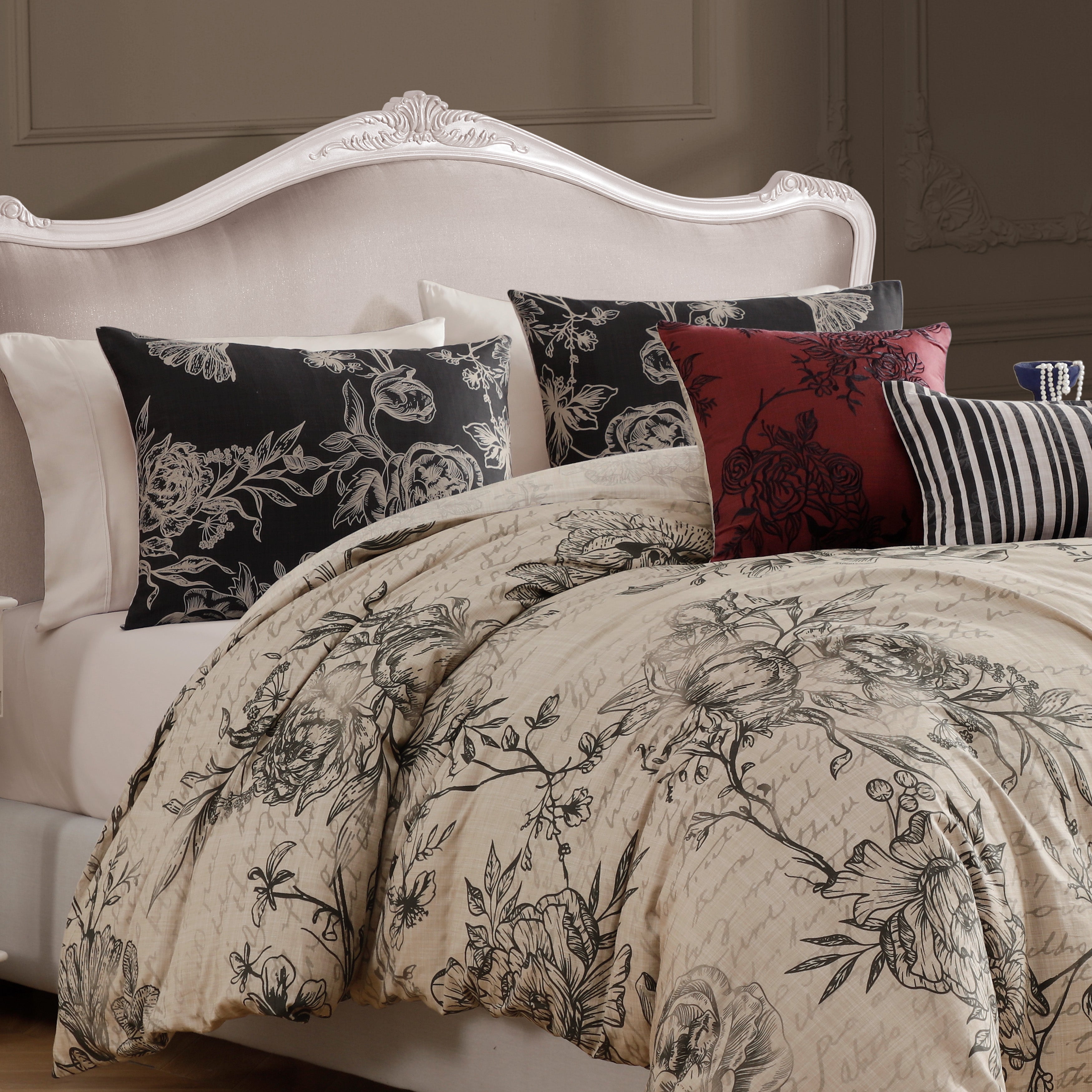Latest Living French Linen 5 Piece Reversible Comforter Set