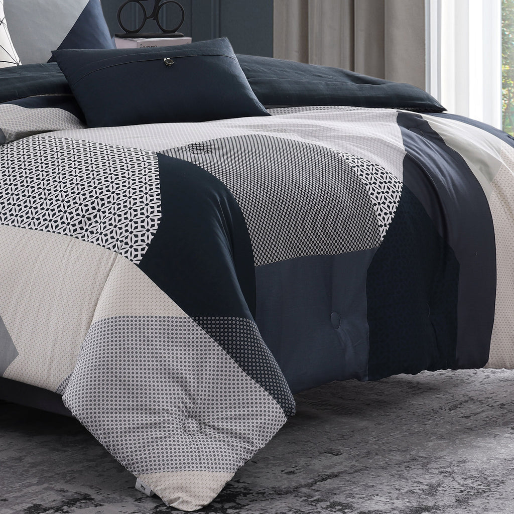 Bebejan Geo Fusion 5 Piece Reversible Comforter Set