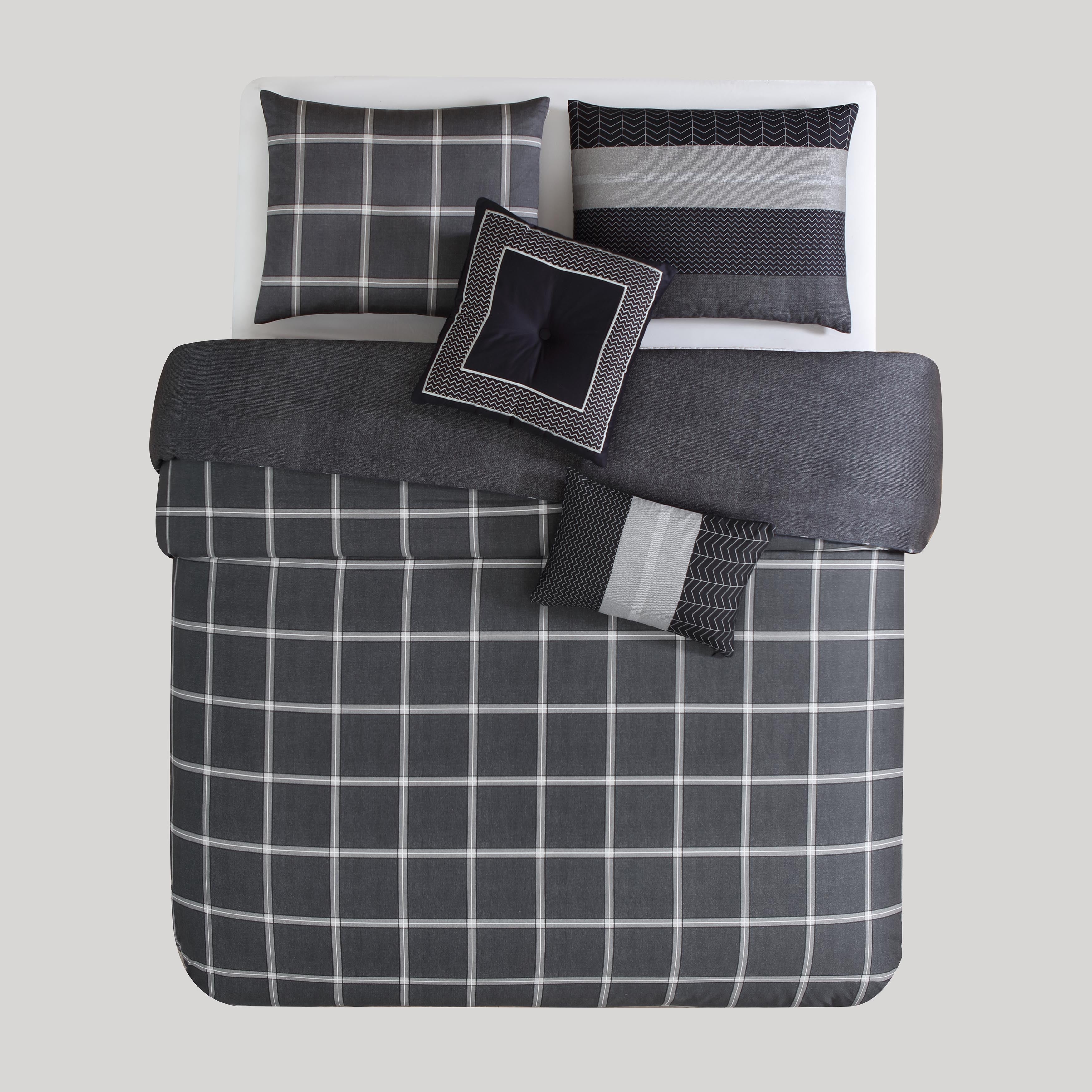 Bebejan Kyle Black 5 Piece Reversible Comforter Set Comforter Sets By Bebejan®