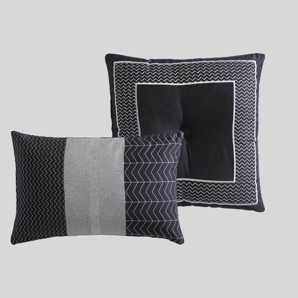 Bebejan Kyle Black 5 Piece Reversible Comforter Set Comforter Sets By Bebejan®