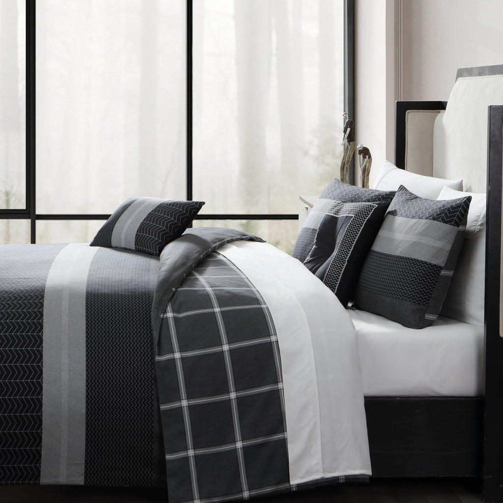 Bebejan Kyle Black 5 Piece Reversible Comforter Set Comforter Sets By Bebejan®