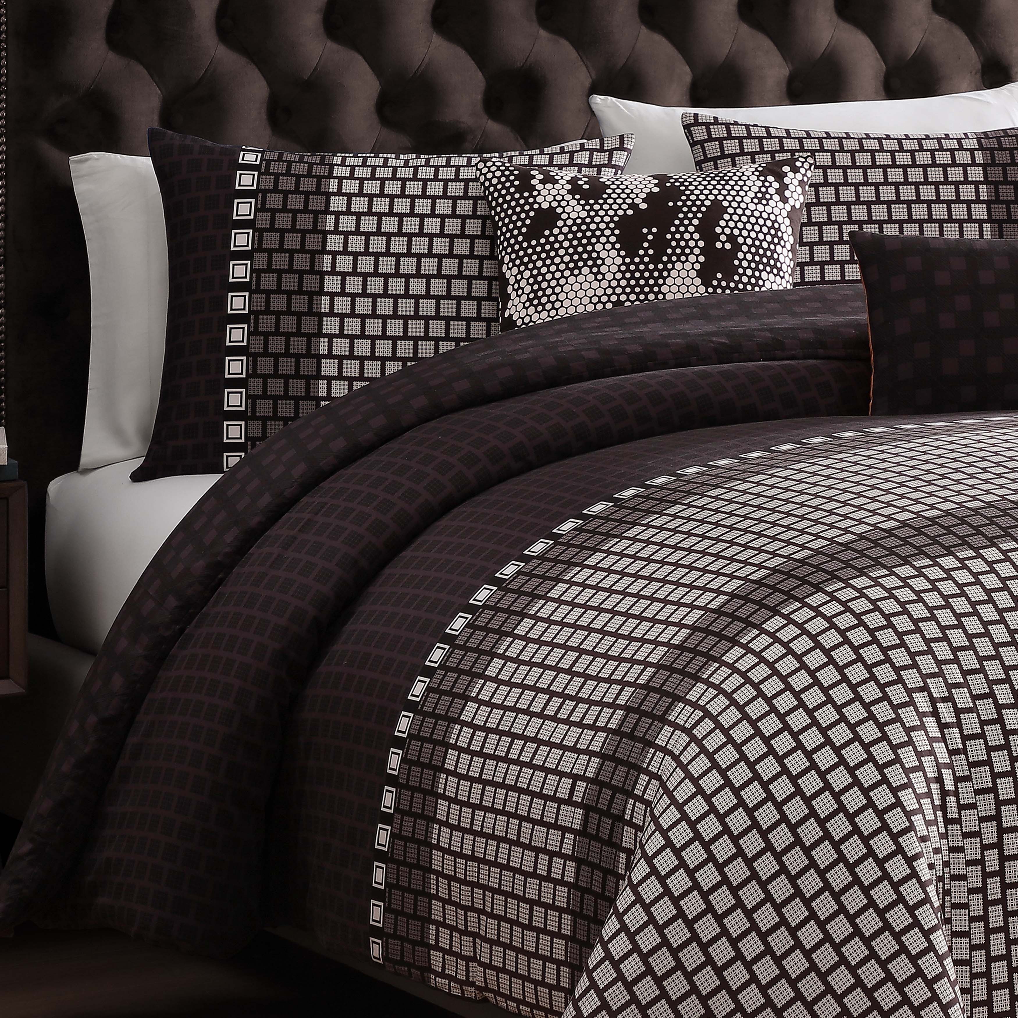 Latest Living Linear Luxe 5 Piece Reversible Comforter Set Comforter Sets By Latest Living
